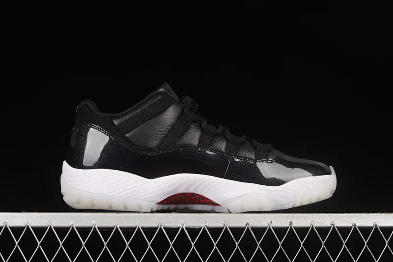 All Categories Air Jordan Jordan Series Basketball Shoes Air Jordan 11 F Version Air Jordan 11 Retro Low "72-10" AJ11 Low-top Big Devil First Layer Real Standard Real Carbon Sports Culture Basketball Shoes AV2187-001